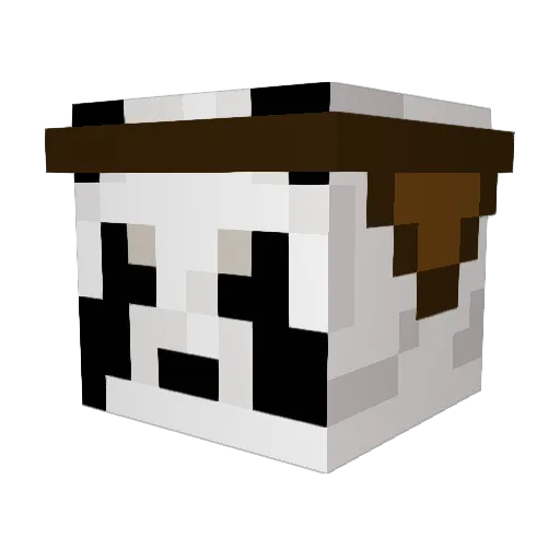 3o1_ Minecraft avatar head, 3D render