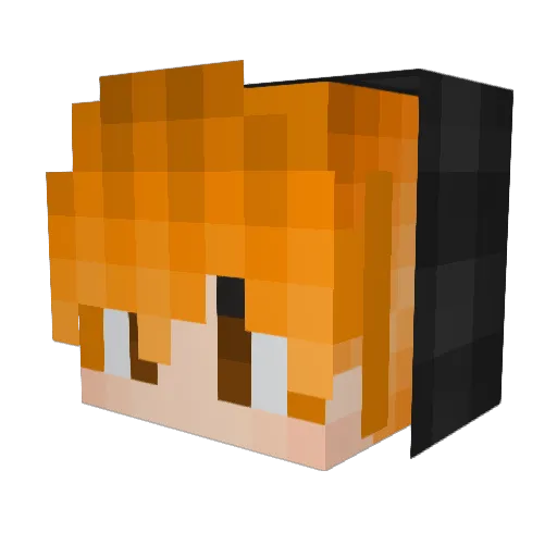 3oLoT0k Minecraft avatar head, 3D render