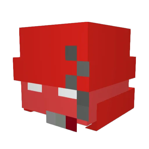 3oclockpoop Minecraft avatar head, 3D render
