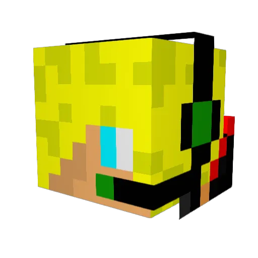 3picCraft3r Minecraft avatar head, 3D render