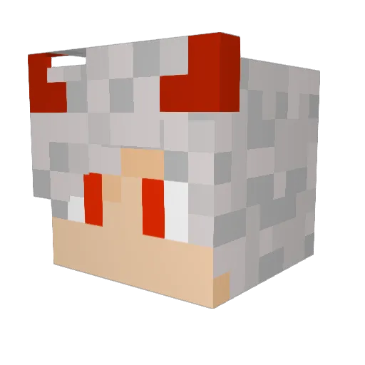 3r1cks4n Minecraft avatar head, 3D render