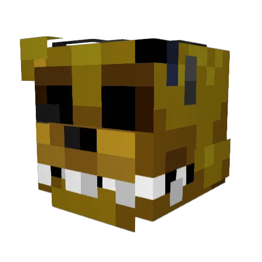 3r_oG Minecraft avatar head, 3D render