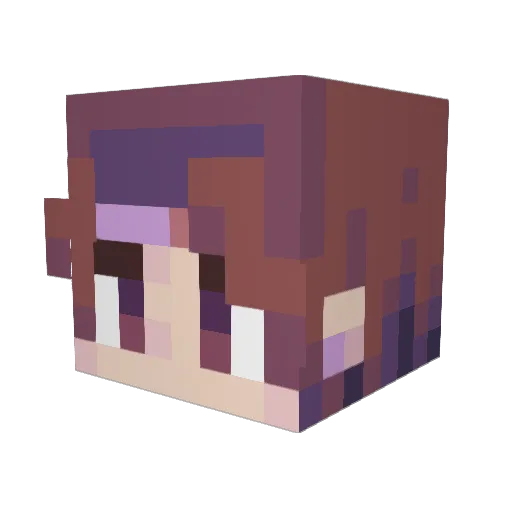 3rew Minecraft avatar head, 3D render
