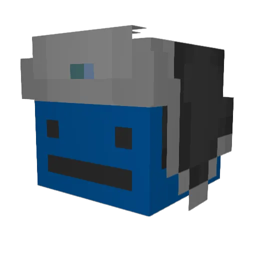 3robispowwww Minecraft avatar head, 3D render