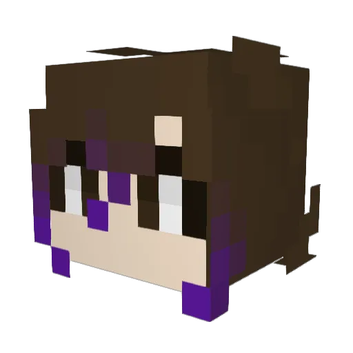 3rror101 Minecraft avatar head, 3D render