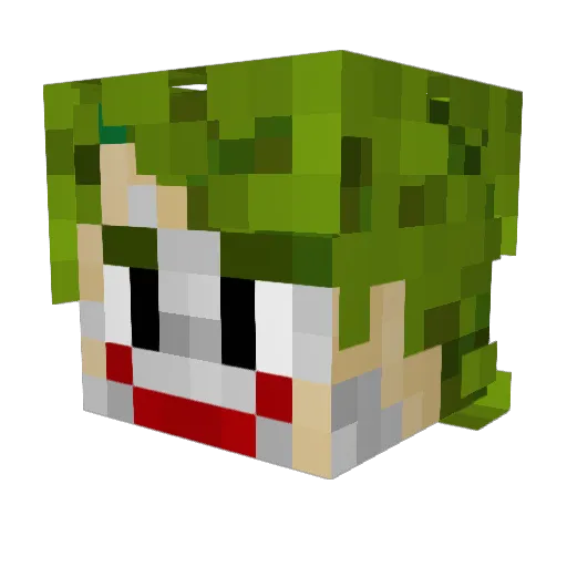3run1nh0 Minecraft avatar head, 3D render
