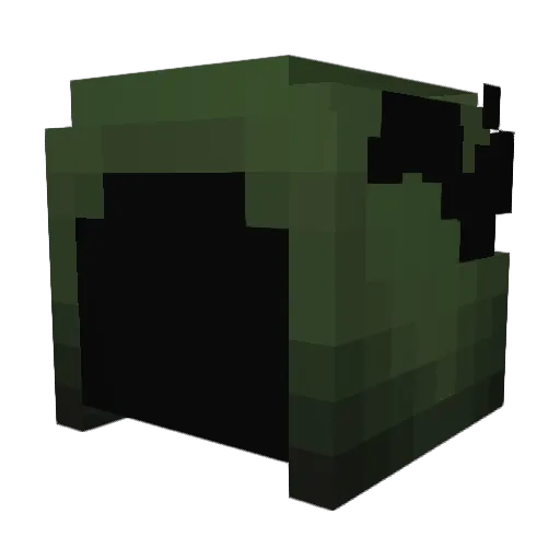 3sooki Minecraft avatar head, 3D render
