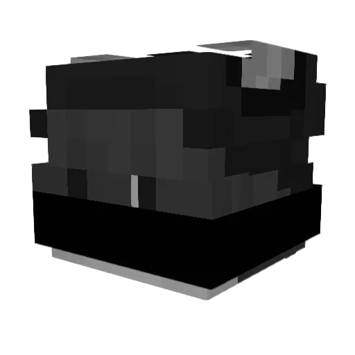 3th4_n Minecraft avatar head, 3D render