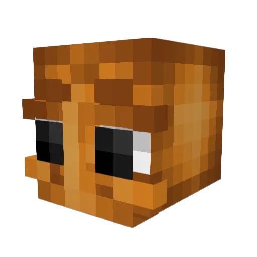 3van__ Minecraft avatar head, 3D render