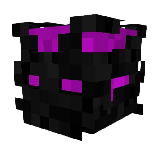 3vilGlory Minecraft avatar head, 3D render