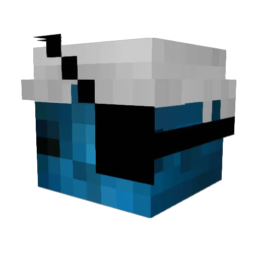 3vilryan Minecraft avatar head, 3D render
