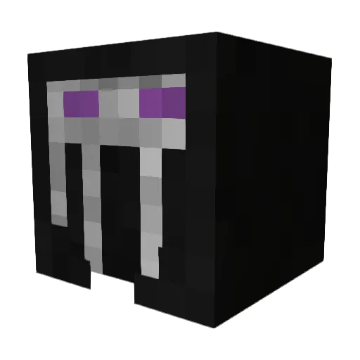 3x0 Minecraft avatar head, 3D render