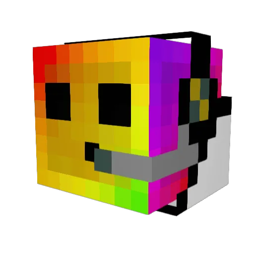 3xample_ Minecraft avatar head, 3D render