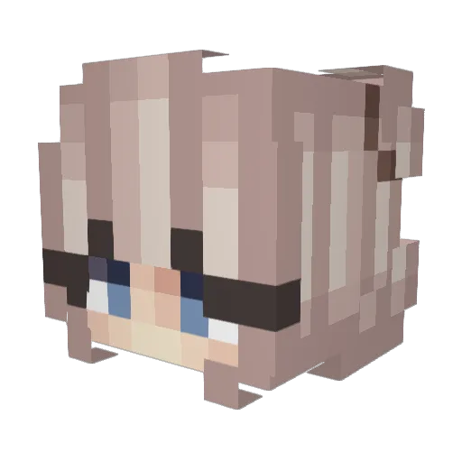 3xoJay Minecraft avatar head, 3D render