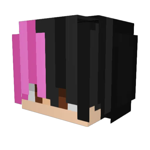 3xtentacles Minecraft avatar head, 3D render
