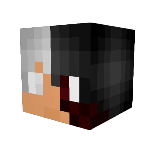 3zoo Minecraft avatar head, 3D render