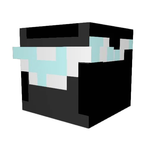 40000 Minecraft avatar head, 3D render