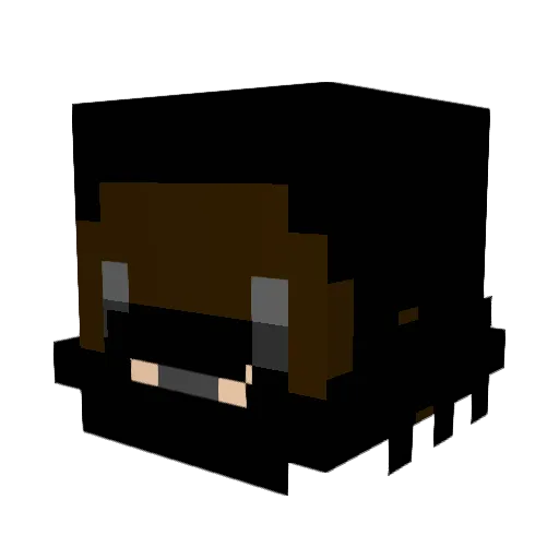 400roc Minecraft avatar head, 3D render
