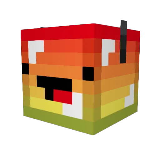 404FileN0tFound Minecraft avatar head, 3D render