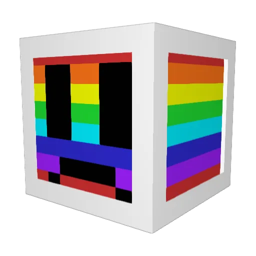 404_Error_PNF_TR Minecraft avatar head, 3D render