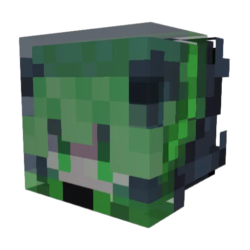 404_NaHo Minecraft avatar head, 3D render