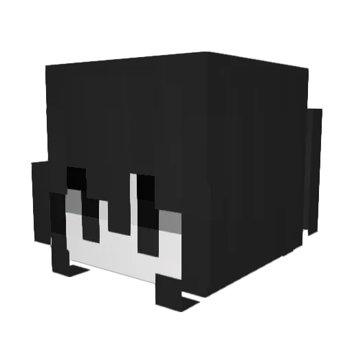 404gardowanie Minecraft avatar head, 3D render