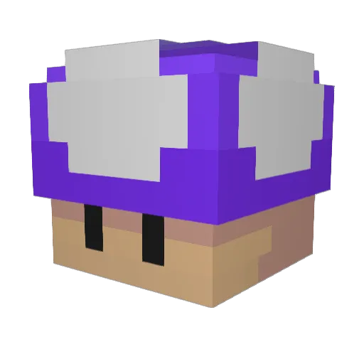 40am Minecraft avatar head, 3D render