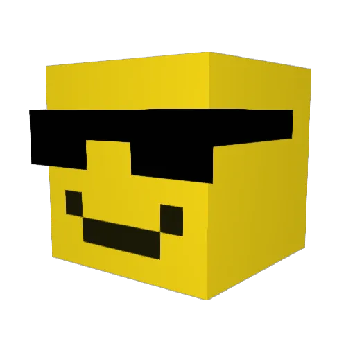 40oznsober Minecraft avatar head, 3D render