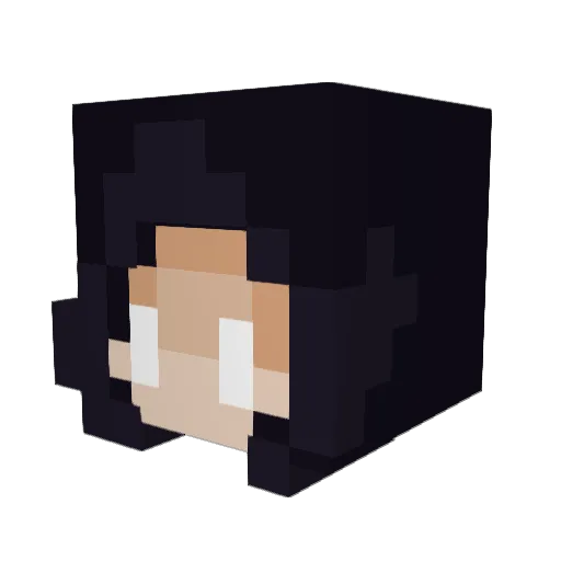 40planet Minecraft avatar head, 3D render