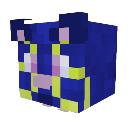 413x4nd3r Minecraft avatar head, 3D render