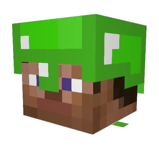 41490219 Minecraft avatar head, 3D render