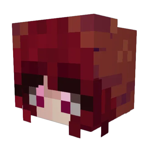 41Air Minecraft avatar head, 3D render