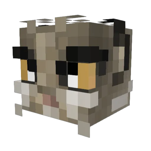 420Consumer86 Minecraft avatar head, 3D render