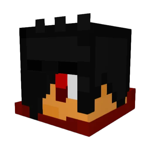 420Guy Minecraft avatar head, 3D render
