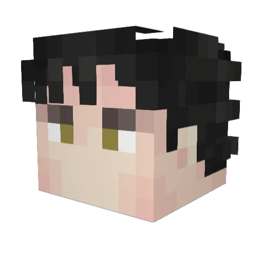 420HazeIt Minecraft avatar head, 3D render