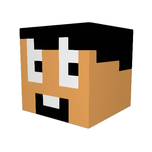 420LIckit69 Minecraft avatar head, 3D render