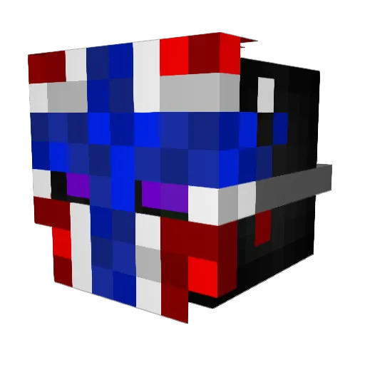 420LeChxiz Minecraft avatar head, 3D render