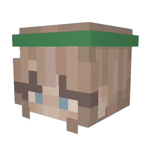 420WhachuSmokin Minecraft avatar head, 3D render