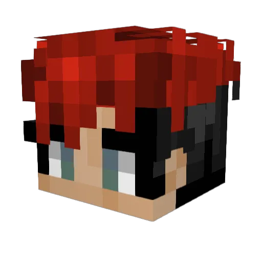 420ash420 Minecraft avatar head, 3D render