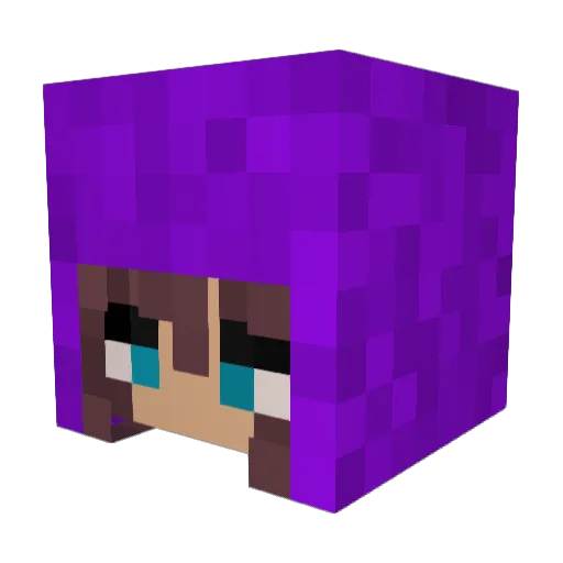 420chad Minecraft avatar head, 3D render
