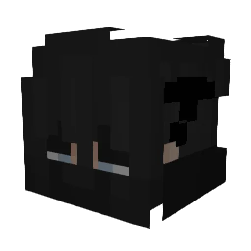 420frank Minecraft avatar head, 3D render
