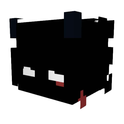 420hades Minecraft avatar head, 3D render