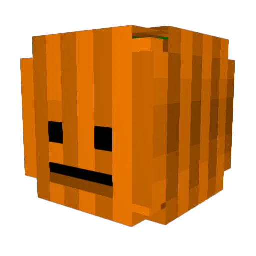 420hipis Minecraft avatar head, 3D render