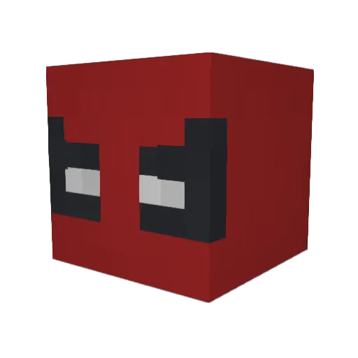 420socks Minecraft avatar head, 3D render