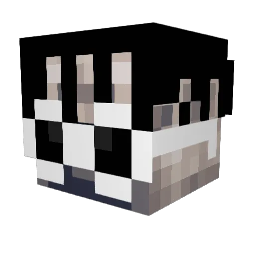 420swagdog Minecraft avatar head, 3D render