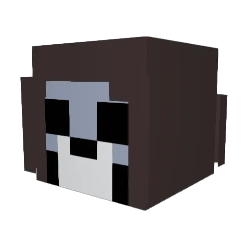 420willis Minecraft avatar head, 3D render