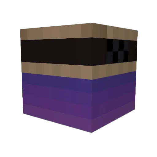 4280_ Minecraft avatar head, 3D render
