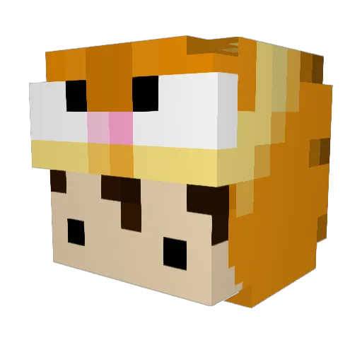 42City Minecraft avatar head, 3D render