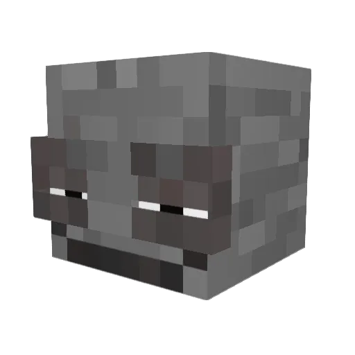 42Ogg Minecraft avatar head, 3D render