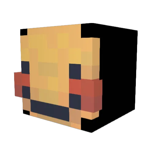 42Saydibx Minecraft avatar head, 3D render
